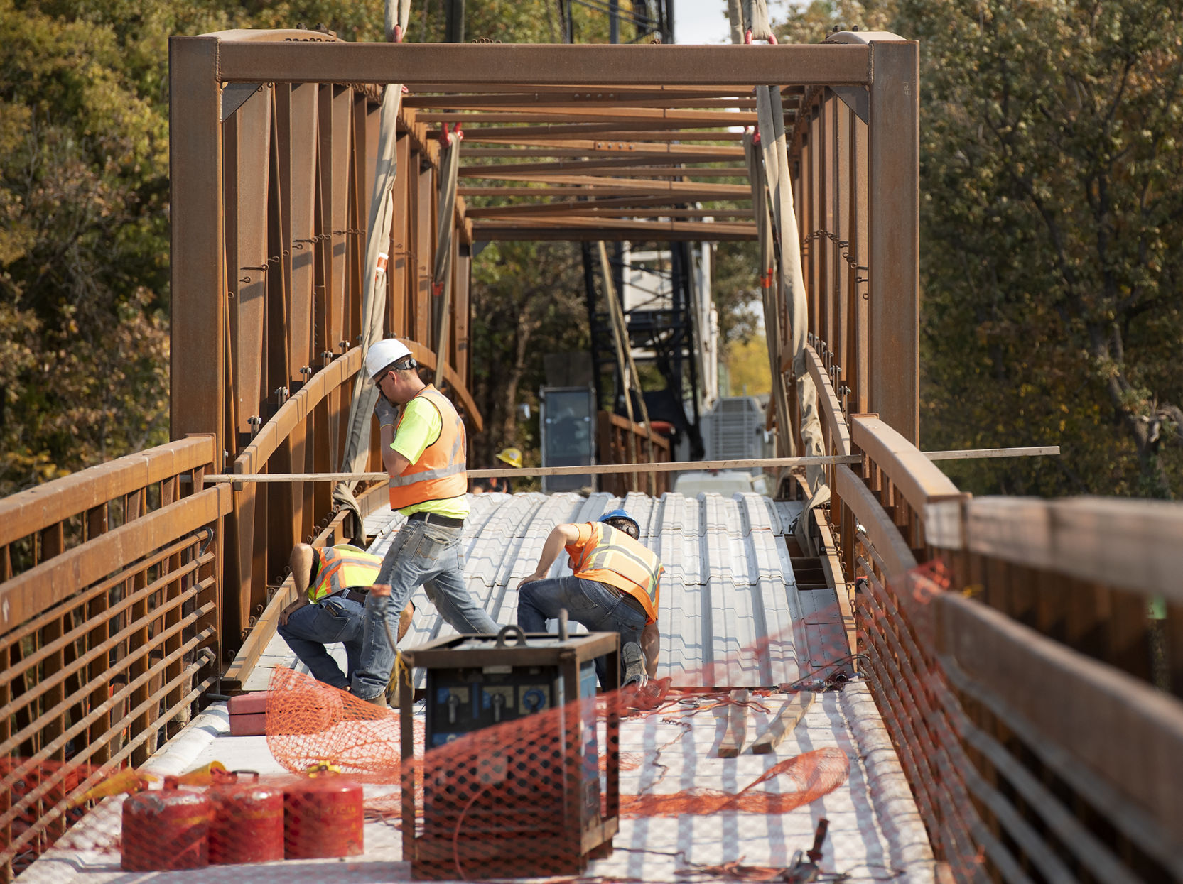 Rock Island to Jamaica North trailconnector bridge